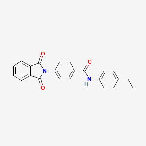 4-(1,3-dioxo-1,3-dihydro-2H-isoindol-2-yl)-N-(4-ethylphenyl)benzamide