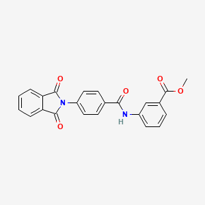 methyl 3-{[4-(1,3-dioxo-1,3-dihydro-2H-isoindol-2-yl)benzoyl]amino}benzoate