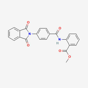 methyl 2-{[4-(1,3-dioxo-1,3-dihydro-2H-isoindol-2-yl)benzoyl]amino}benzoate