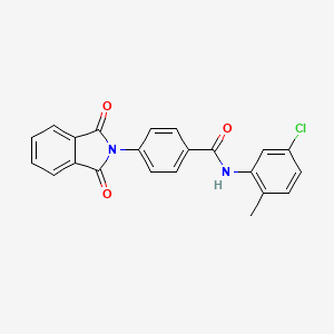 N-(5-chloro-2-methylphenyl)-4-(1,3-dioxo-1,3-dihydro-2H-isoindol-2-yl)benzamide