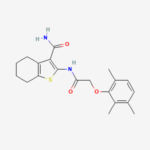 2-{[(2,3,6-trimethylphenoxy)acetyl]amino}-4,5,6,7-tetrahydro-1-benzothiophene-3-carboxamide