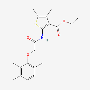 Ethyl 4,5-dimethyl-2-{[(2,3,6-trimethylphenoxy)acetyl]amino}thiophene-3-carboxylate