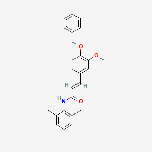 3-[4-(benzyloxy)-3-methoxyphenyl]-N-mesitylacrylamide