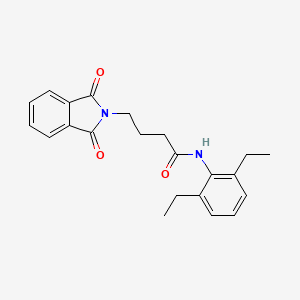 N-(2,6-diethylphenyl)-4-(1,3-dioxo-1,3-dihydro-2H-isoindol-2-yl)butanamide