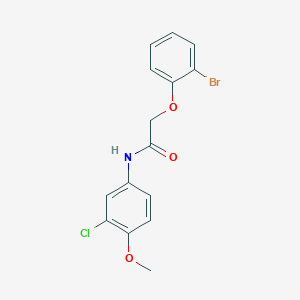 2-(2-bromophenoxy)-N-(3-chloro-4-methoxyphenyl)acetamide