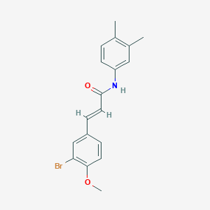 3-(3-bromo-4-methoxyphenyl)-N-(3,4-dimethylphenyl)acrylamide