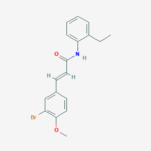 3-(3-bromo-4-methoxyphenyl)-N-(2-ethylphenyl)acrylamide