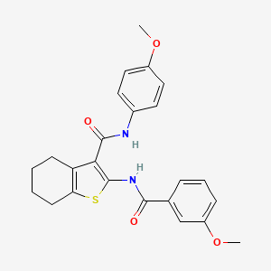 2-[(3-methoxybenzoyl)amino]-N-(4-methoxyphenyl)-4,5,6,7-tetrahydro-1-benzothiophene-3-carboxamide