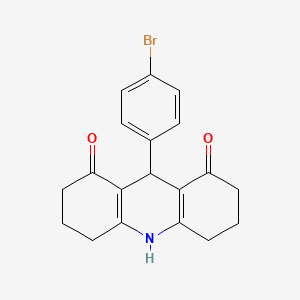 9-(4-bromophenyl)-3,4,6,7,9,10-hexahydro-1,8(2H,5H)-acridinedione