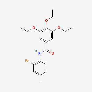 N-(2-bromo-4-methylphenyl)-3,4,5-triethoxybenzamide