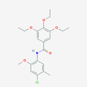 N-(4-chloro-2-methoxy-5-methylphenyl)-3,4,5-triethoxybenzamide