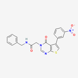 N-benzyl-2-[5-(3-nitrophenyl)-4-oxothieno[2,3-d]pyrimidin-3(4H)-yl]acetamide