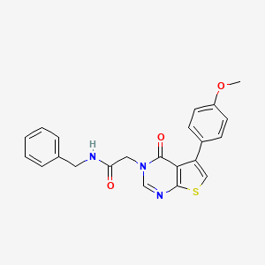 N-benzyl-2-[5-(4-methoxyphenyl)-4-oxothieno[2,3-d]pyrimidin-3(4H)-yl]acetamide