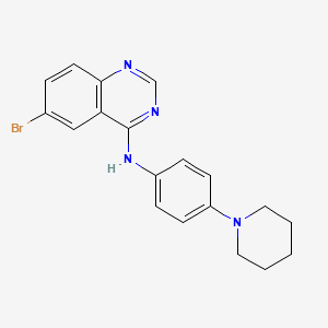 6-bromo-N-(4-(piperidin-1-yl)phenyl)quinazolin-4-amine