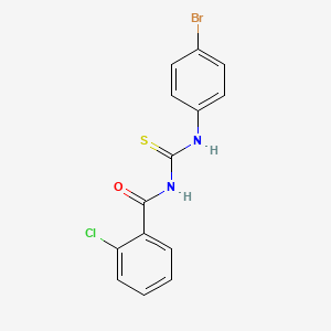 N-{[(4-bromophenyl)amino]carbonothioyl}-2-chlorobenzamide