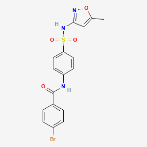 4-bromo-N-(4-{[(5-methyl-3-isoxazolyl)amino]sulfonyl}phenyl)benzamide