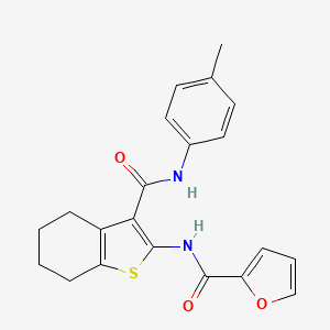 N-(3-{[(4-methylphenyl)amino]carbonyl}-4,5,6,7-tetrahydro-1-benzothien-2-yl)-2-furamide