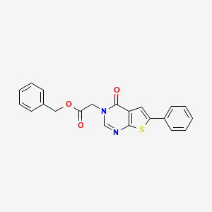 benzyl (4-oxo-6-phenylthieno[2,3-d]pyrimidin-3(4H)-yl)acetate