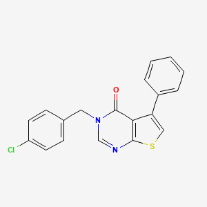 3-(4-chlorobenzyl)-5-phenylthieno[2,3-d]pyrimidin-4(3H)-one