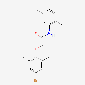 2-(4-bromo-2,6-dimethylphenoxy)-N-(2,5-dimethylphenyl)acetamide