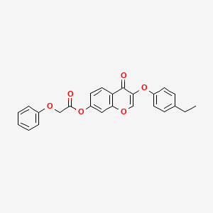 3-(4-ethylphenoxy)-4-oxo-4H-chromen-7-yl phenoxyacetate