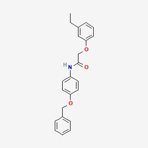 N-[4-(benzyloxy)phenyl]-2-(3-ethylphenoxy)acetamide