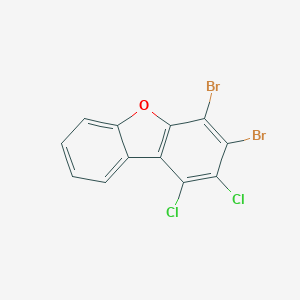 molecular formula C12H4Br2Cl2O B034779 3,4-Dibromo-1,2-dichlorodibenzofuran CAS No. 107227-55-4