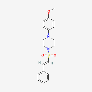 1-(4-methoxyphenyl)-4-[(2-phenylvinyl)sulfonyl]piperazine