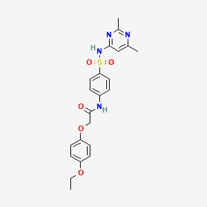 N-(4-{[(2,6-dimethyl-4-pyrimidinyl)amino]sulfonyl}phenyl)-2-(4-ethoxyphenoxy)acetamide