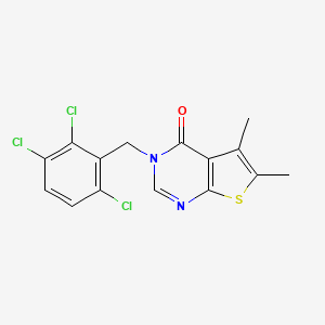 5,6-dimethyl-3-(2,3,6-trichlorobenzyl)thieno[2,3-d]pyrimidin-4(3H)-one