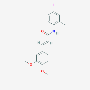 3-(4-ethoxy-3-methoxyphenyl)-N-(4-iodo-2-methylphenyl)acrylamide