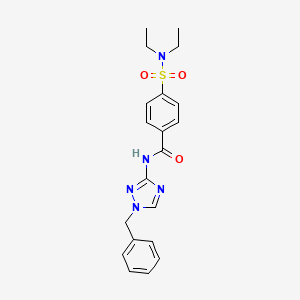N-(1-benzyl-1H-1,2,4-triazol-3-yl)-4-[(diethylamino)sulfonyl]benzamide