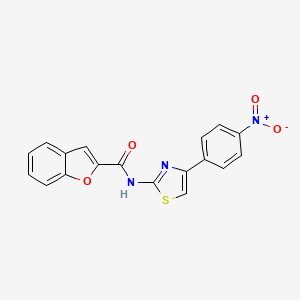 N-[4-(4-nitrophenyl)-1,3-thiazol-2-yl]-1-benzofuran-2-carboxamide