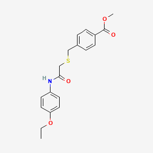 methyl 4-[({2-[(4-ethoxyphenyl)amino]-2-oxoethyl}thio)methyl]benzoate