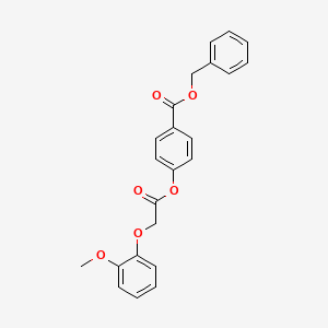 benzyl 4-{[(2-methoxyphenoxy)acetyl]oxy}benzoate