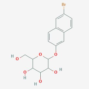 molecular formula C16H17BrO6 B3478802 6-bromo-2-naphthyl beta-D-glucopyranoside 