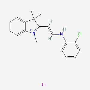 2-{2-[(2-chlorophenyl)amino]vinyl}-1,3,3-trimethyl-3H-indolium iodide