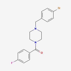 1-(4-bromobenzyl)-4-(4-fluorobenzoyl)piperazine