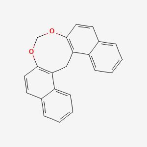 molecular formula C22H16O2 B3479276 16H-dinaphtho[1,2-g:2',1'-d][1,3]dioxocine CAS No. 229-01-6