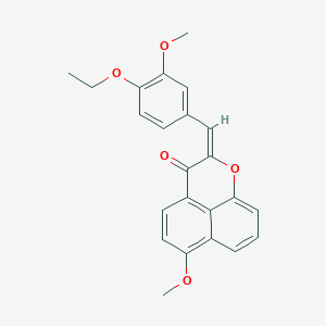 2-(4-ethoxy-3-methoxybenzylidene)-6-methoxybenzo[de]chromen-3(2H)-one