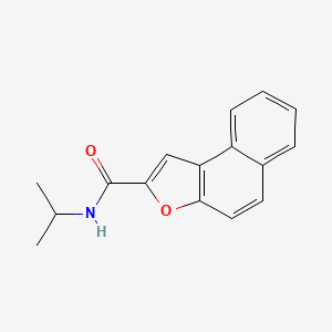 molecular formula C16H15NO2 B3479383 N-isopropylnaphtho[2,1-b]furan-2-carboxamide 
