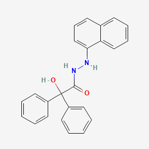 2-hydroxy-N'-1-naphthyl-2,2-diphenylacetohydrazide