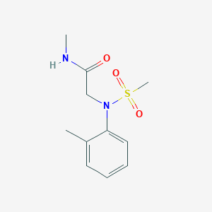 N~1~-methyl-N~2~-(2-methylphenyl)-N~2~-(methylsulfonyl)glycinamide