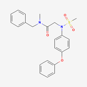 N~1~-benzyl-N~1~-methyl-N~2~-(methylsulfonyl)-N~2~-(4-phenoxyphenyl)glycinamide