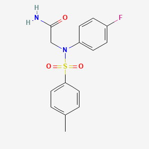 N~2~-(4-fluorophenyl)-N~2~-[(4-methylphenyl)sulfonyl]glycinamide