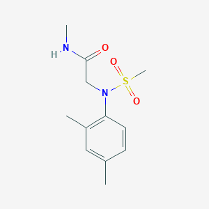 N~2~-(2,4-dimethylphenyl)-N~1~-methyl-N~2~-(methylsulfonyl)glycinamide