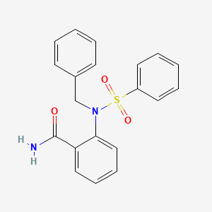 2-[benzyl(phenylsulfonyl)amino]benzamide