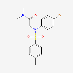 N~2~-(4-bromophenyl)-N~1~,N~1~-dimethyl-N~2~-[(4-methylphenyl)sulfonyl]glycinamide