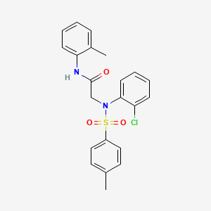 N~2~-(2-chlorophenyl)-N~1~-(2-methylphenyl)-N~2~-[(4-methylphenyl)sulfonyl]glycinamide