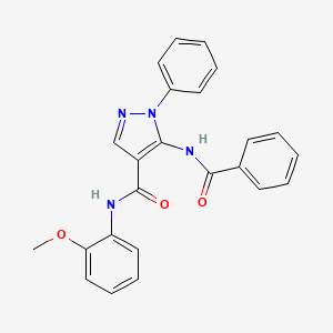 5-(benzoylamino)-N-(2-methoxyphenyl)-1-phenyl-1H-pyrazole-4-carboxamide